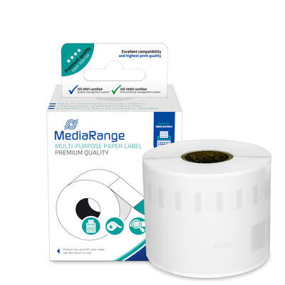 MediaRange MRDY99014 print etiket Hvid