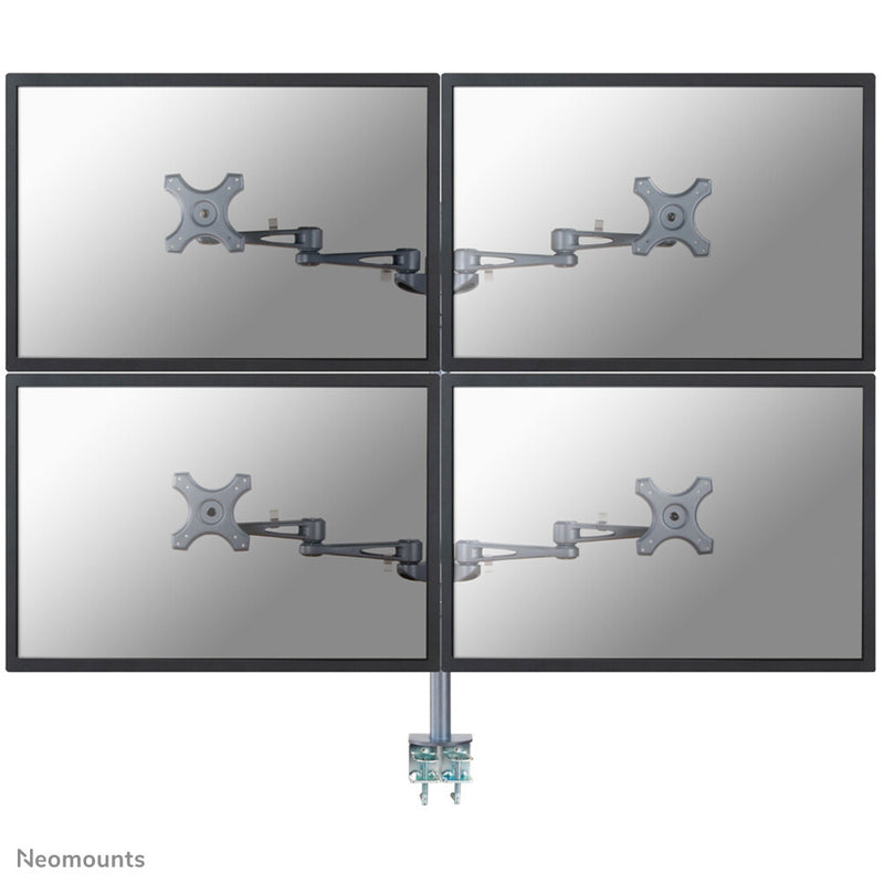 Neomounts FPMA-D935D4 skærmbeslag og -stativer 68,6 cm (27") Skrivebord Sølv