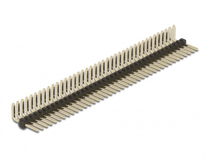 DeLOCK 66691 tilbehør til printkort (PCB) Pin header Sort, Metallic 5 stk