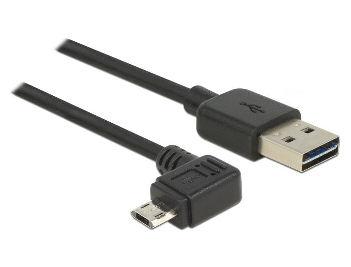 DeLOCK 83854 USB-kabel USB 2.0 3 m USB A Micro-USB B Sort