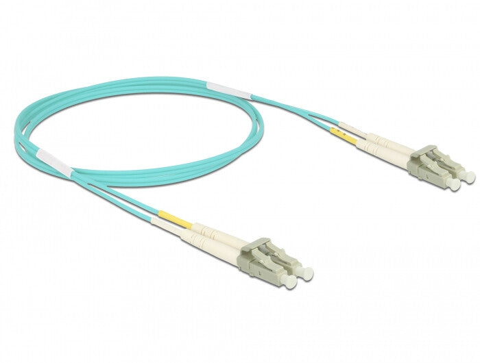 DeLOCK 86558 InfiniBand og fiberoptisk kabel 1 m LC Turkisfarve