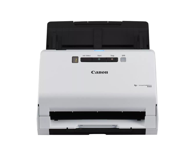 Canon imageFORMULA R40 ADF + Ark-fodret scanner 600 x 600 dpi A4 Sort, Hvid