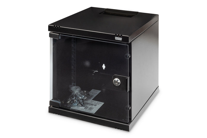 Digitus DN-10-06U-B stativ 6U Vægmonteret stativ Sort