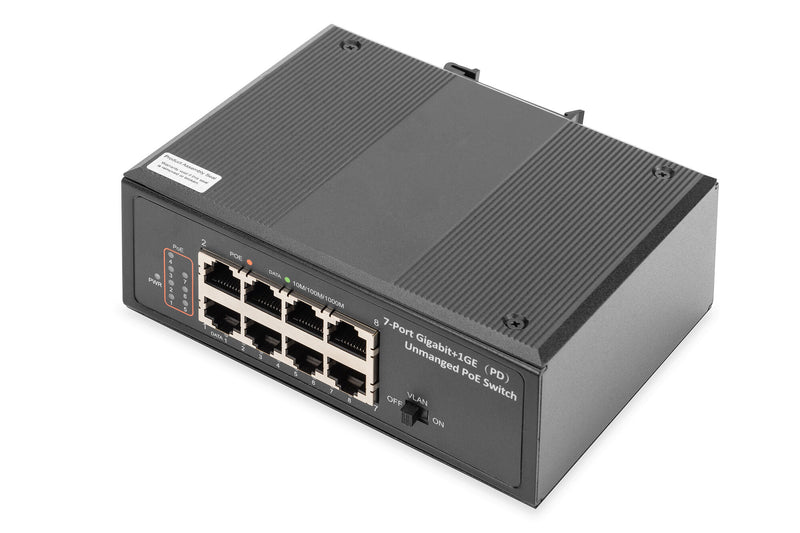 Digitus DN-651113 netværksswitch Ikke administreret Gigabit Ethernet (10/100/1000) Strøm over Ethernet (PoE) Sort