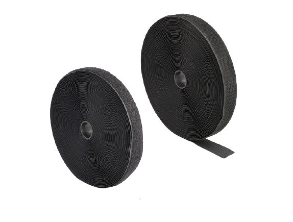 DeLOCK 20851 velcro lynlås Nylon, Polyester Sort