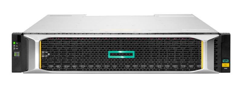 HPE MSA 2060 12Gb SAS SFF Storage disk array 0 TB Stativ (2U) Sølv, Sort