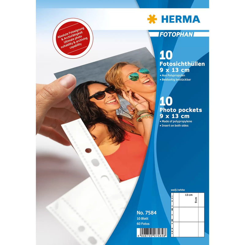 HERMA 7584 arkbeskytter 90 x 130 mm Polypropylen (PP) 10 stk