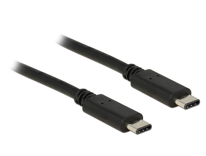 DeLOCK 0.5m USB 2.0 USB-kabel 0,5 m USB C 0,48 Gbit/sek. Sort