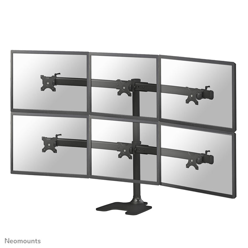 Neomounts FPMA-D700DD6 skærmbeslag og -stativer 68,6 cm (27") Skrivebord Sort