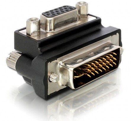 DeLOCK VGA Adapter DVI-I 15-pin FM VGA Sort