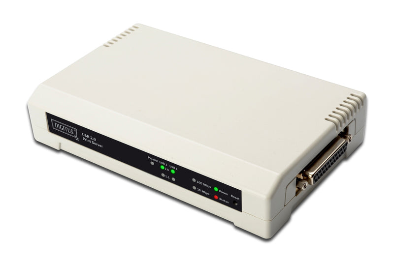 Digitus DN-13006-1 printserver Ethernet LAN Hvid
