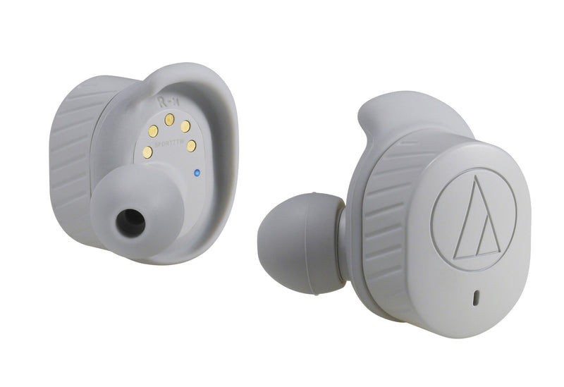 Audio-Technica ATH-SPORT7TW Headset Trådløs I ørerne Sport Micro-USB Bluetooth Grå