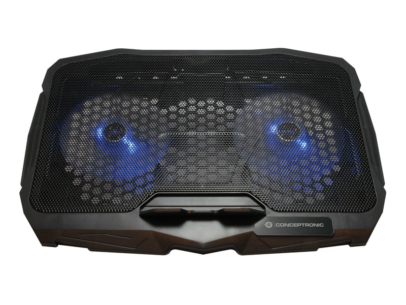 Conceptronic THANA07B køling til laptop 43,2 cm (17") Sort