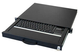 aixcase AIX-19K1UKDETP-B tastatur USB + PS/2 QWERTZ Tysk Sort