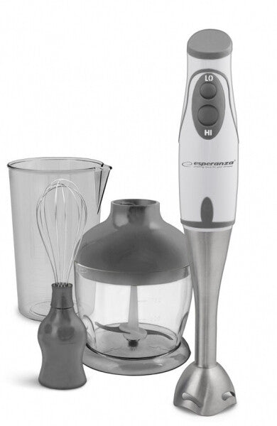 Esperanza EKM003E blender 0,75 L Nedsænkning blender 450 W Grå, Hvid