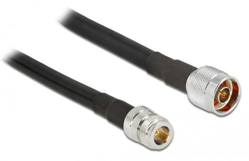 DeLOCK 13029 koaxial kabel 10 m Sort