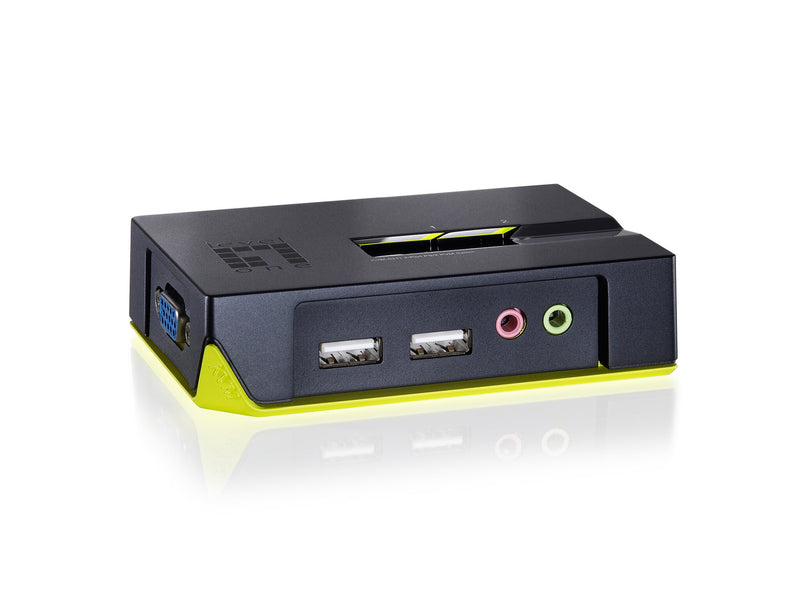 LevelOne KVM-0221 KVM Switch Sort, Grøn