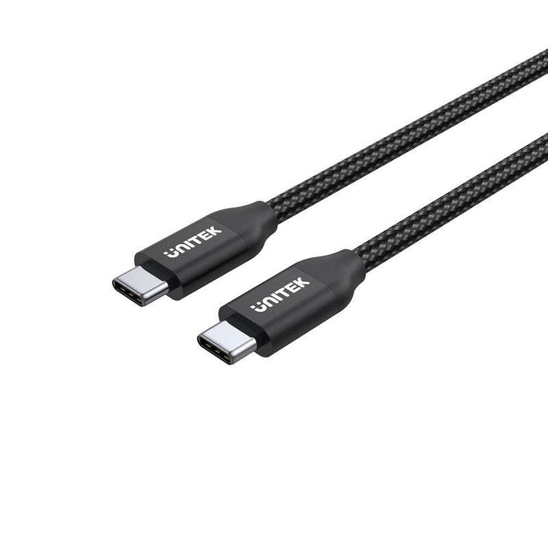 UNITEK C14059BK USB-kabel 2 m USB C 0,48 Gbit/sek. Sort