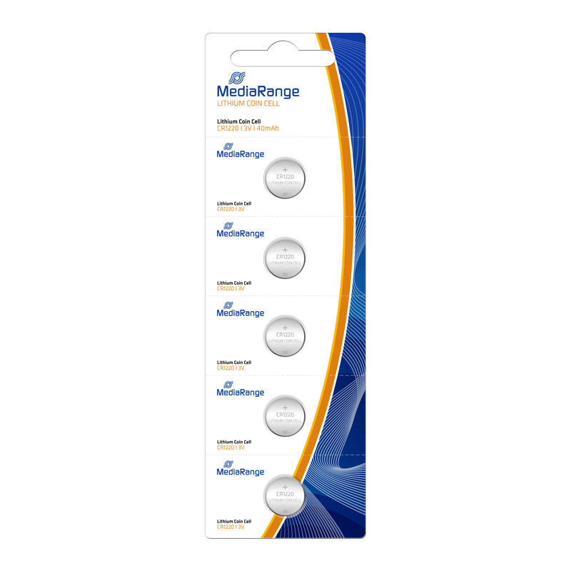 MediaRange MRBAT134 husholdningsbatteri Engangsbatteri CR1220 Lithium