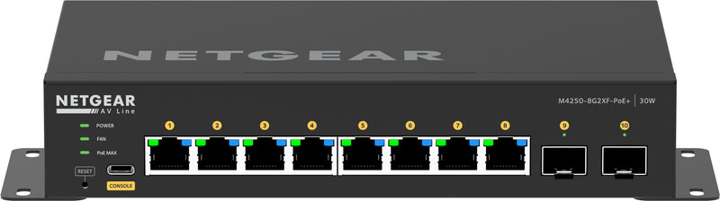 NETGEAR GSM4210PX-100EUS netværksswitch Administreret L2/L3 Gigabit Ethernet (10/100/1000) Strøm over Ethernet (PoE) Sort