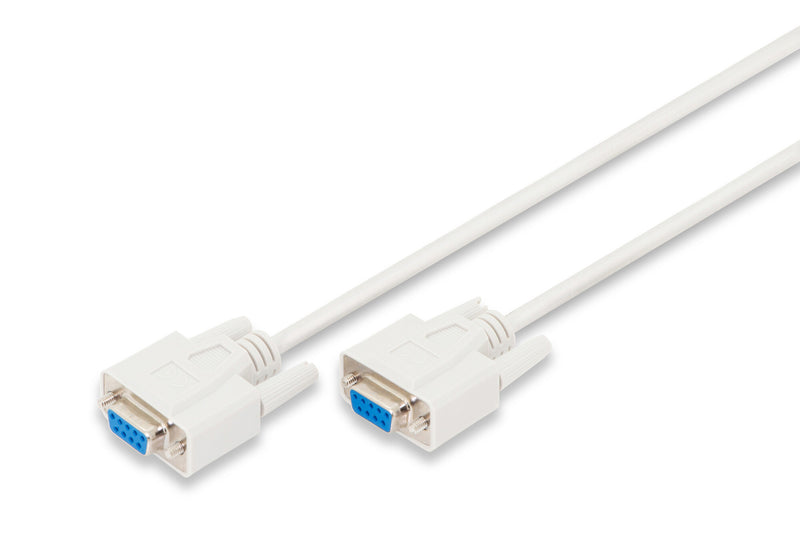 Digitus AK-610106-020-E serielkabel Beige 2 m D-Sub9