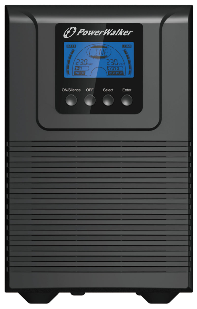 PowerWalker VFI 1000 TG UPS-enhed Dobbeltkonvertering (online) 1 kVA 900 W 4 AC stikkontakt(er)