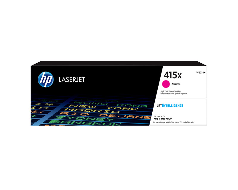 HP 415X Original LaserJet-tonerpatron med høj kapacitet, magenta