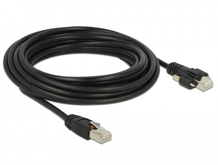 DeLOCK 85670 netværkskabel Sort 5 m Cat6 S/FTP (S-STP)