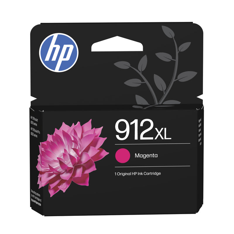 HP 912XL Original Ink-blækpatron med høj kapacitet, magenta