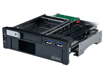 Akasa AK-IEN-01 drive bay panel 2,5/3,5" Sort