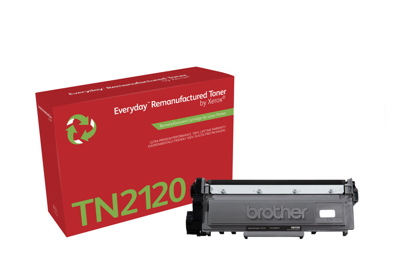 Everyday™ Mono Remanufactured Toner by Xerox compatible with Brother TN2120, Høj kapacitet