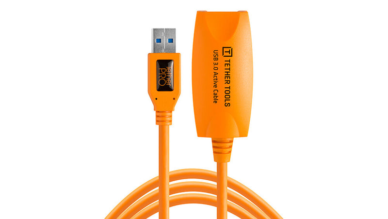 Tether Tools CU3017 USB-kabel USB 3.2 Gen 1 (3.1 Gen 1) 5 m USB A 5 Gbit/sek. Orange