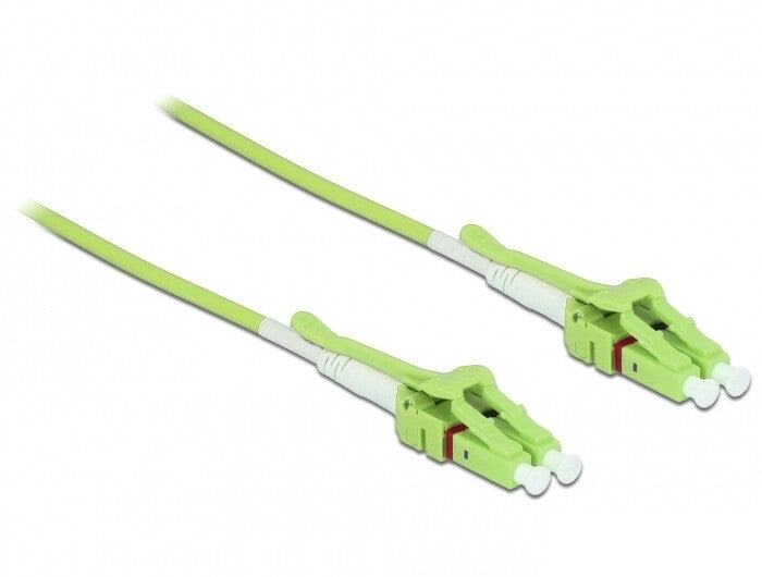 DeLOCK 85688 InfiniBand og fiberoptisk kabel 1 m LC Grøn