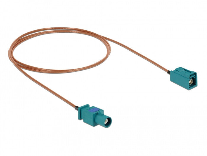 DeLOCK 90002 koaxial kabel RG-316/U FAKRA Z Beige, Blå