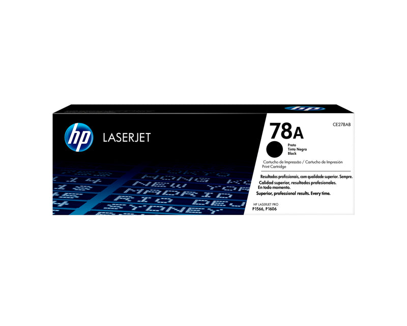 HP Original 78A LaserJet-tonerpatron, sort