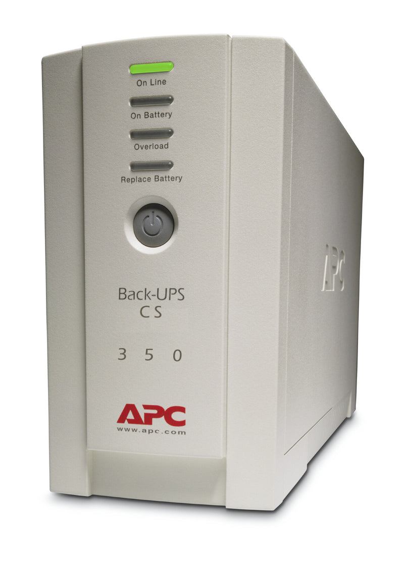 APC Back-UPS UPS-enhed Standby (offline) 0,35 kVA 210 W 4 AC stikkontakt(er)