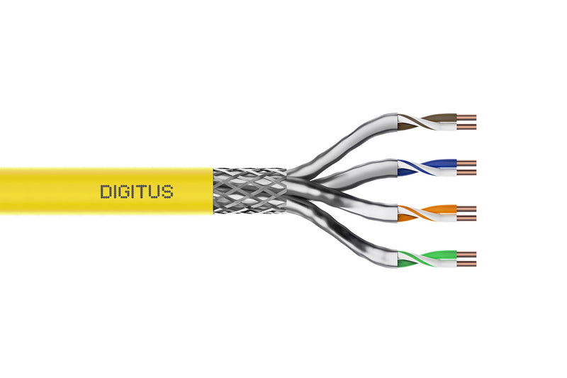 Digitus DK-1743-A-VH-5 netværkskabel Gul 500 m Cat7a S/FTP (S-STP)