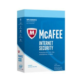 McAfee Internet Security 2018 1Y Antivirus-sikkerhed 3 licens(er) 1 År