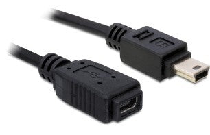 DeLOCK 82667 USB-kabel 1 m 0,48 Gbit/sek. Sort