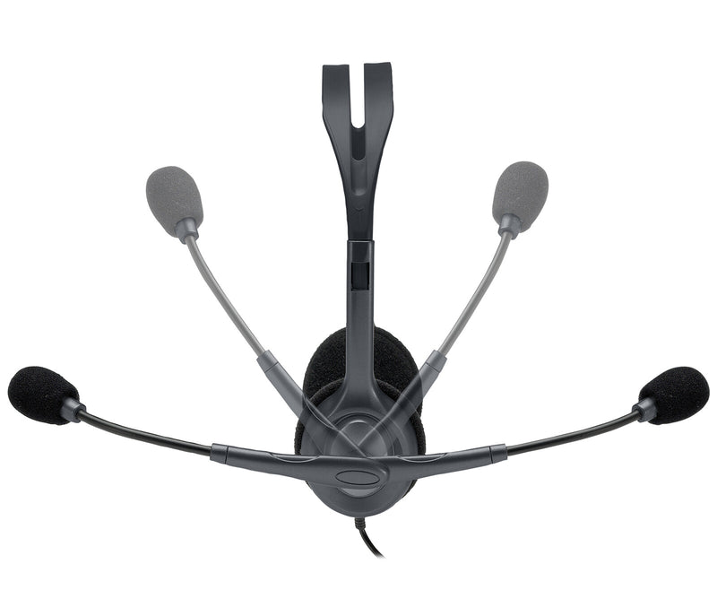Logitech 981-000593 hovedtelefoner/headset Ledningsført Kontor/Callcenter Sort