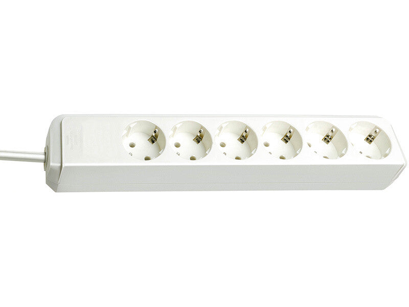 Brennenstuhl Eco-Line Hvid 6 AC stikkontakt(er) 1,5 m