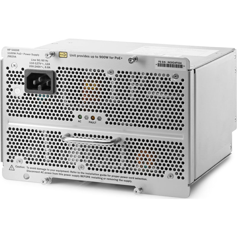 HPE Aruba Networking 5400R 1100W PoE+ zl2 Power Supply netværksswitch komponent Strømforsyning