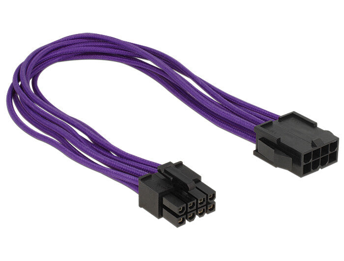 DeLOCK 0.3m 8-pin EPS M/F 0,3 m