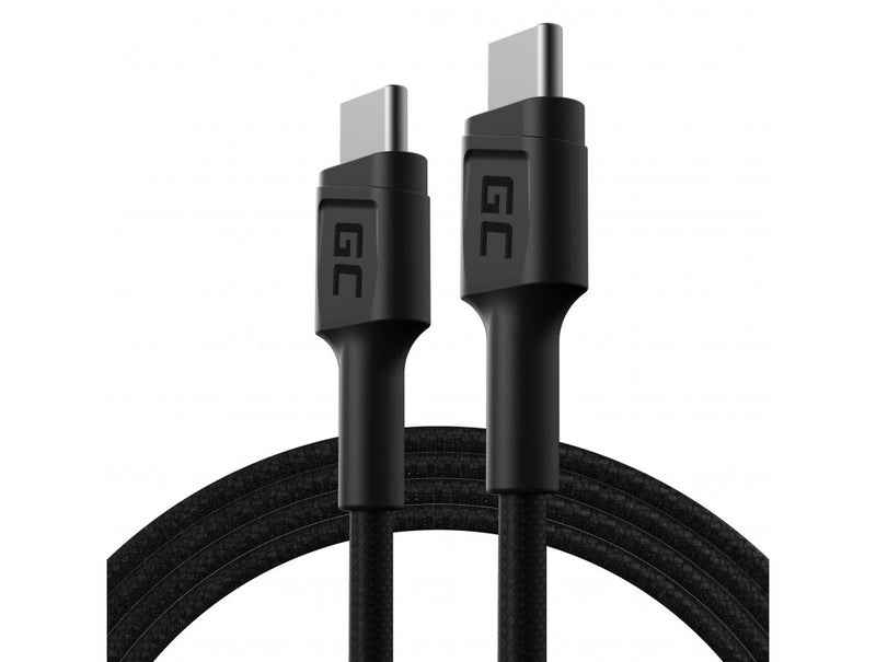 Green Cell KABGC30 USB-kabel USB 2.0 1,2 m USB C 0,48 Gbit/sek. 60 W Sort