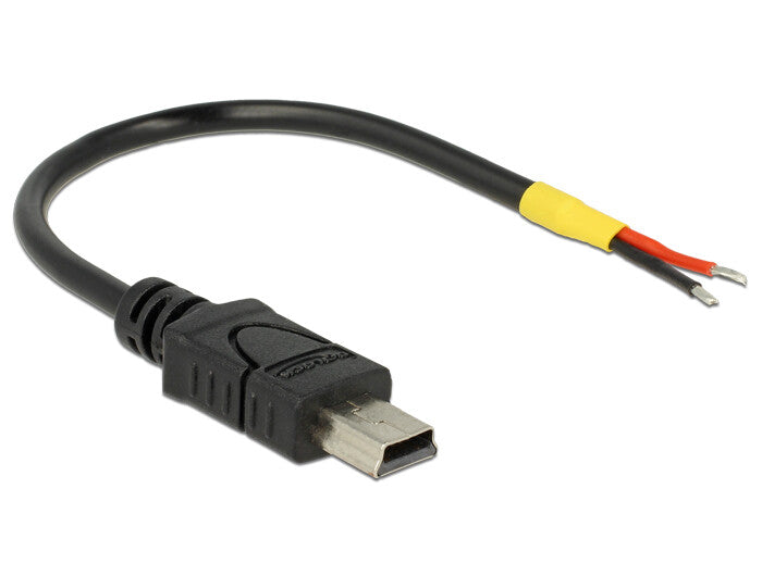 DeLOCK 85251 USB-kabel USB 2.0 0,1 m Mini-USB B Sort