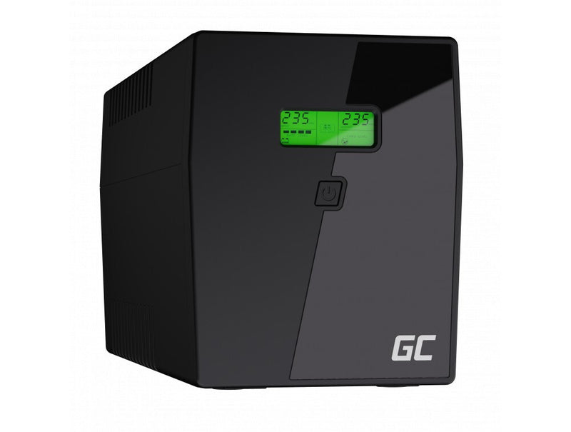 Green Cell UPS05 UPS-enhed Interaktivt indgangsstik 2 kVA 1200 W 5 AC stikkontakt(er)
