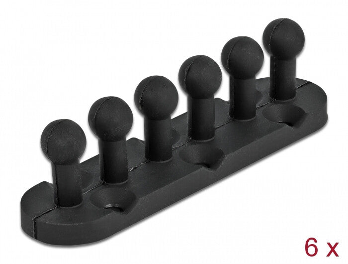 DeLOCK 18332 kabelorganisator Kabelholder Sort 1 stk