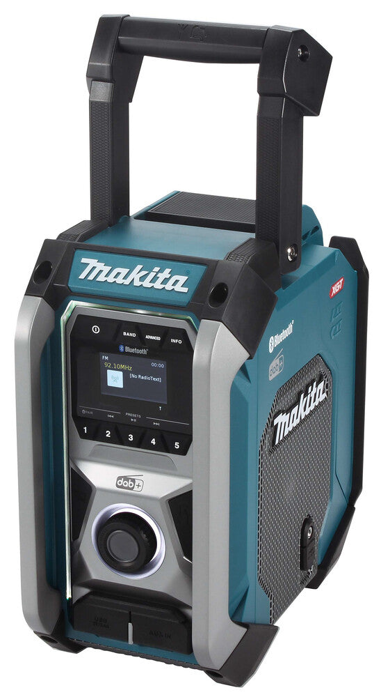 Makita MR007GZ radio Arbejdsområde Analog & digital Sort, Grøn