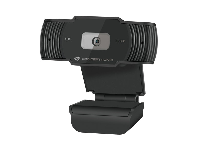 Conceptronic AMDIS 1080P FHD webcam 1920 x 1080 pixel USB 2.0 Sort