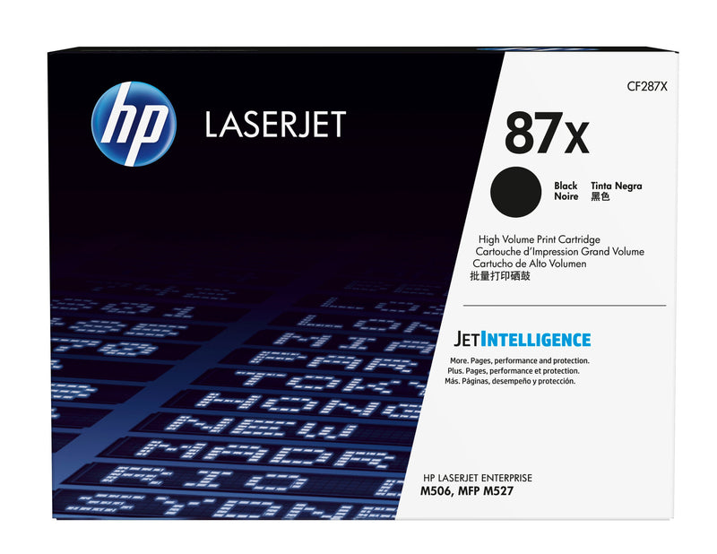 HP Original 87X LaserJet-tonerpatron med høj kapacitet, sort